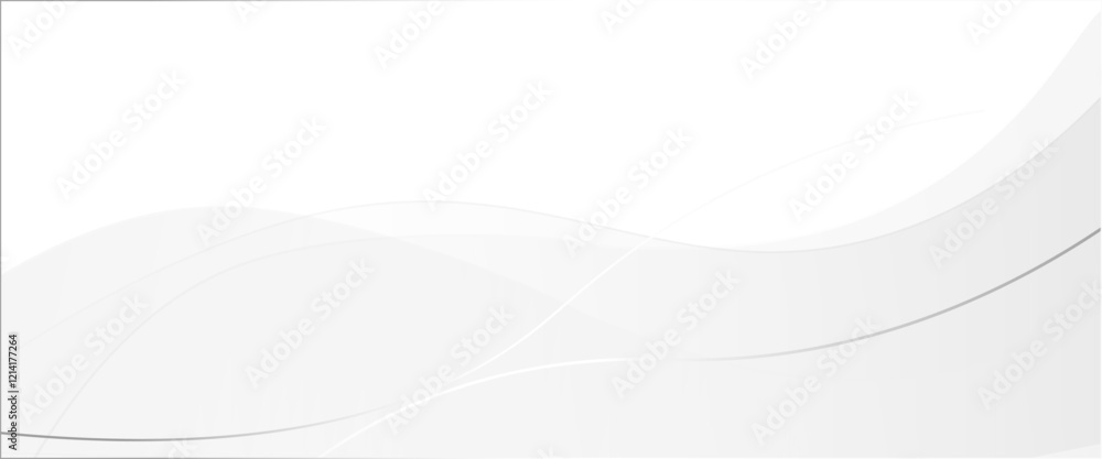 Poster vector minimal geometric white light banner background abstract design.