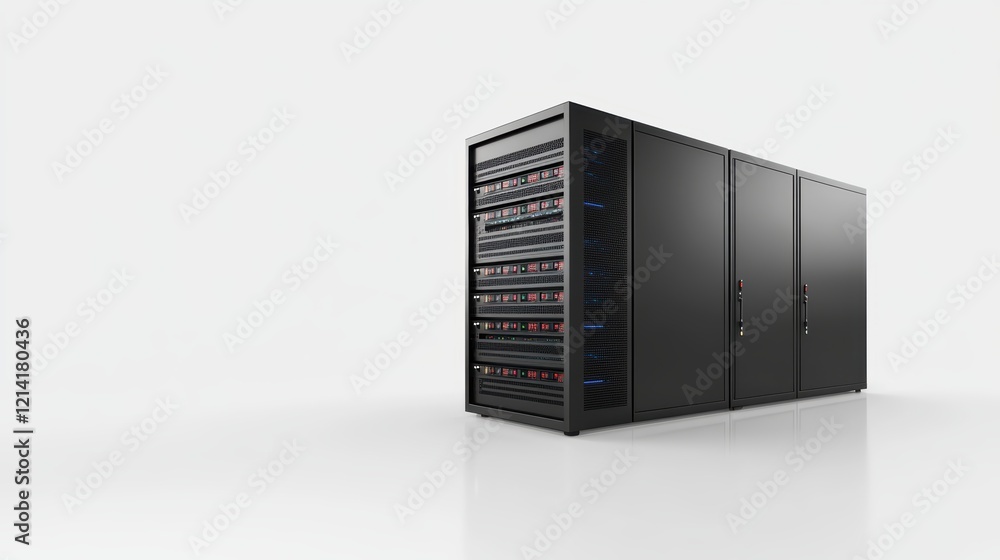 Poster advanced server technology, enhancing performance and power in modern data centers