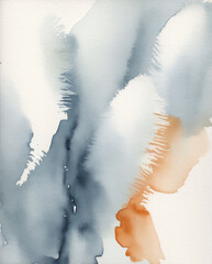 The abstract blue watercolor design creates a soothing visual effect.