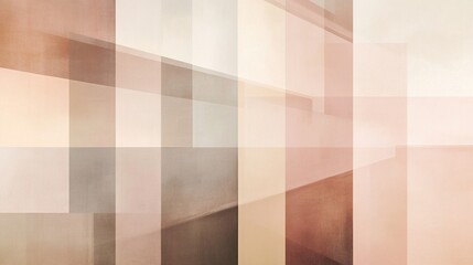 Abstract geometric background with pastel colors and soft light.