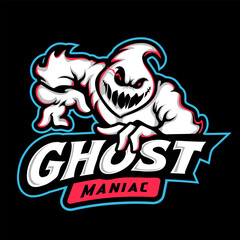 ghost mascot logo, Malignant Force of Fright and Fury