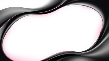 Fototapeta premium abstract black and white background with a curved shape