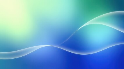 abstract blue and green background with waves,