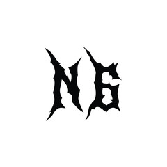 NG monogram logo design letter text name symbol monochrome logotype alphabet character simple logo