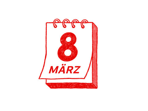 Kalender 8. M&auml;rz Frauentag
