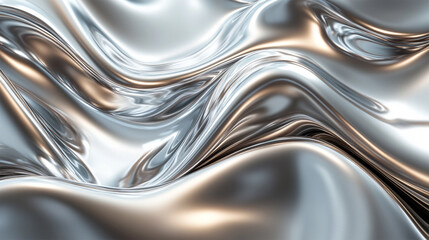 Abstract liquid metal fluidity fluid lines distorted lines. Abstract futuristic shapes in the air.