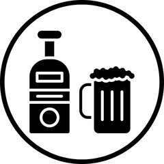 Alcohol Vector Icon Style