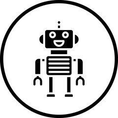 Robotics Vector Icon Style