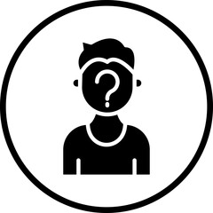 Anonymisation Vector Icon Style