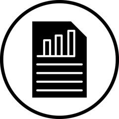 Report File Vector Icon Style