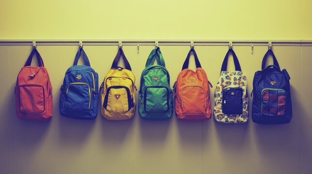 Backpack Visual Hanging Backpacks Hanging Images – Browse 22,025 Stock Photos, Vectors, and ...