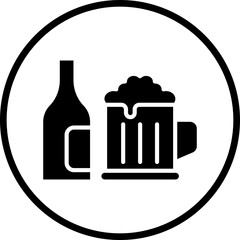 Craft Beer Vector Icon Style