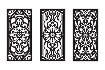 Ornamental Laser Cut Panel Design
