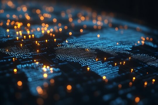 Global network data flow visualization.