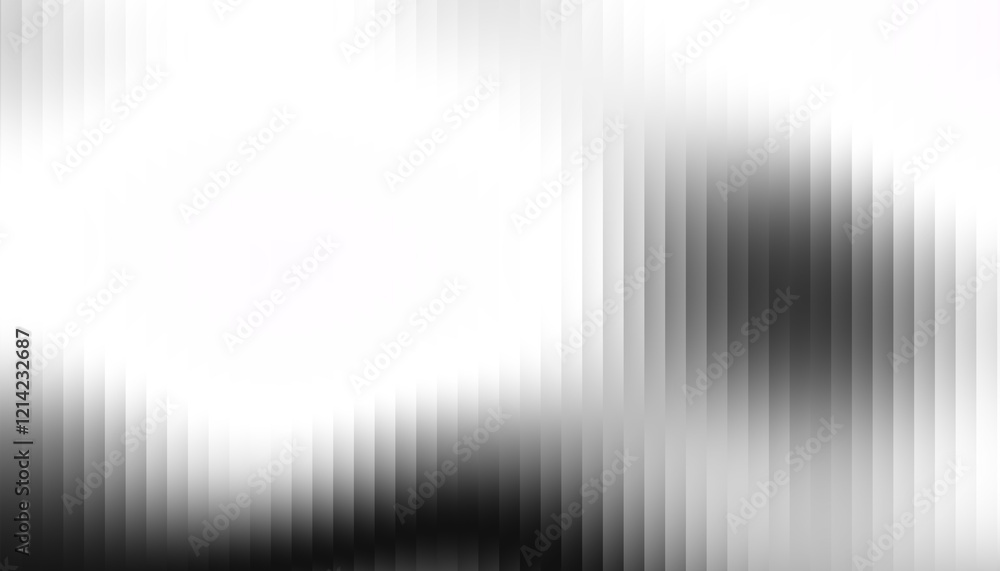 Poster fractal glass gradient texture. reed vertical lines patterned glass, overlay with transparent backgr