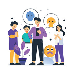 Fototapeta premium social comparison anxiety compare yourself others 