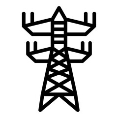 Tower Vector Design Icon Style