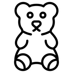 Gummy Bear Vector Design Icon Style