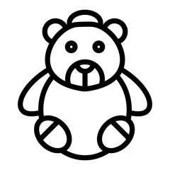 Teddy Bear Vector Design Icon Style