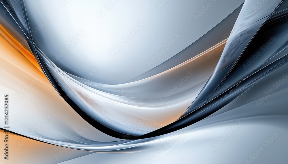 Aufkleber dynamic smoke-like textures twisting and curling in a high-contrast abstract composition, creating d