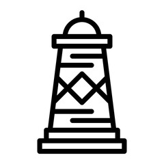 Lighthouse Vector Design Icon Style