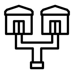 Housing supply Vector Design Icon Style