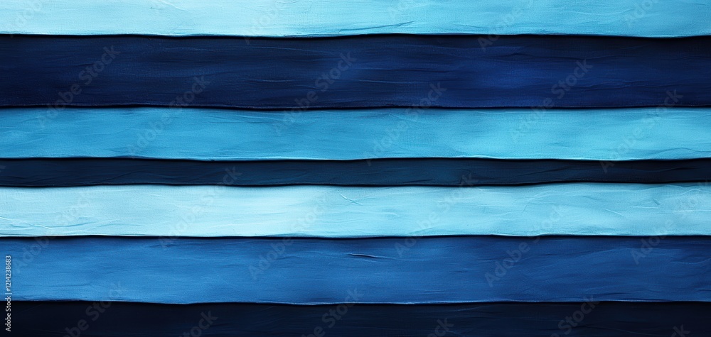 Poster horizontal blue stripes in varying shades from deep navy to soft sky seamless abstract pattern with 