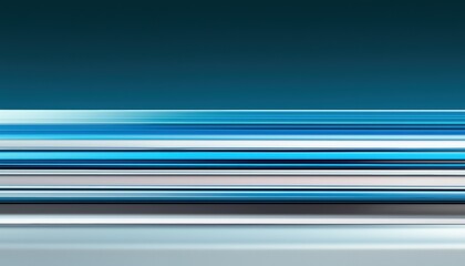 Modern linear ocean abstraction featuring vibrant blue tones and soft horizon transitions blending into the sky futuristic and tranquil design aesthetics