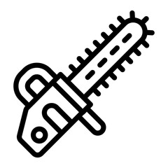 Chainsaw Vector Design Icon Style