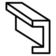 Steel Beam Vector Design Icon Style