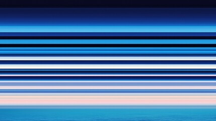 Soothing blue gradients forming horizontal ocean lines merging seamlessly into a bright sky creating an abstract minimal seascape perfect for relaxation themes