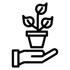 Sustainable Agriculture Vector Design Icon Style