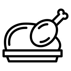 Turkey Vector Design Icon Style
