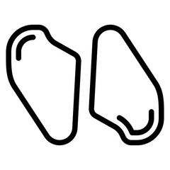 Chicken Breast Vector Design Icon Style