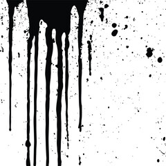 Black and White Abstract Grunge Texture background Vector