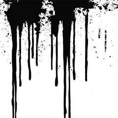 Black and White Abstract Grunge Texture background Vector