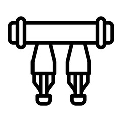 Irrigation Manifold Vector Design Icon Style