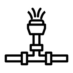 Irrigation Nozzle Vector Design Icon Style