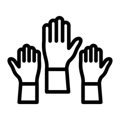 Obraz premium Citizen Participation Vector Design Icon Style