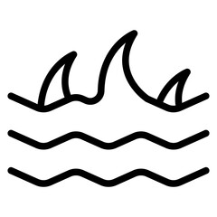 Waves Vector Design Icon Style