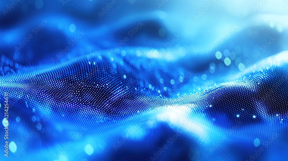 Aufkleber a textured blue background with abstract patterns and soft light reflections