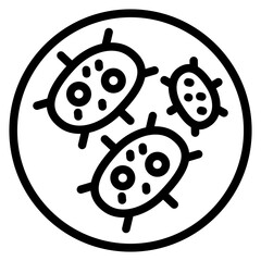 Pathogen Vector Design Icon Style