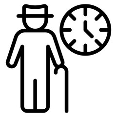 Relaxation time Vector Design Icon Style