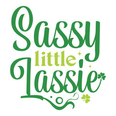 Fototapeta premium Sassy little lassie SVG Design 