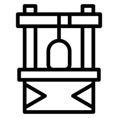Oil Well Vector Design Icon Style
