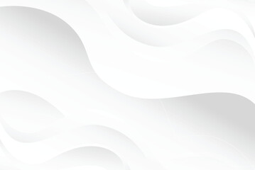 White abstract background with wavy lines