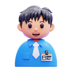 EMPLOYEE 3D ILLUSTRATION