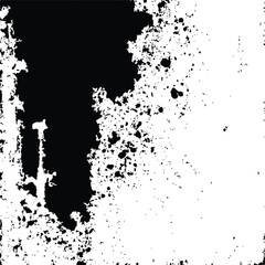Black and White Abstract Grunge Texture background Vector