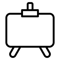 Easel Vector Design Icon Style
