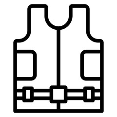 Life Jacket Vector Design Icon Style